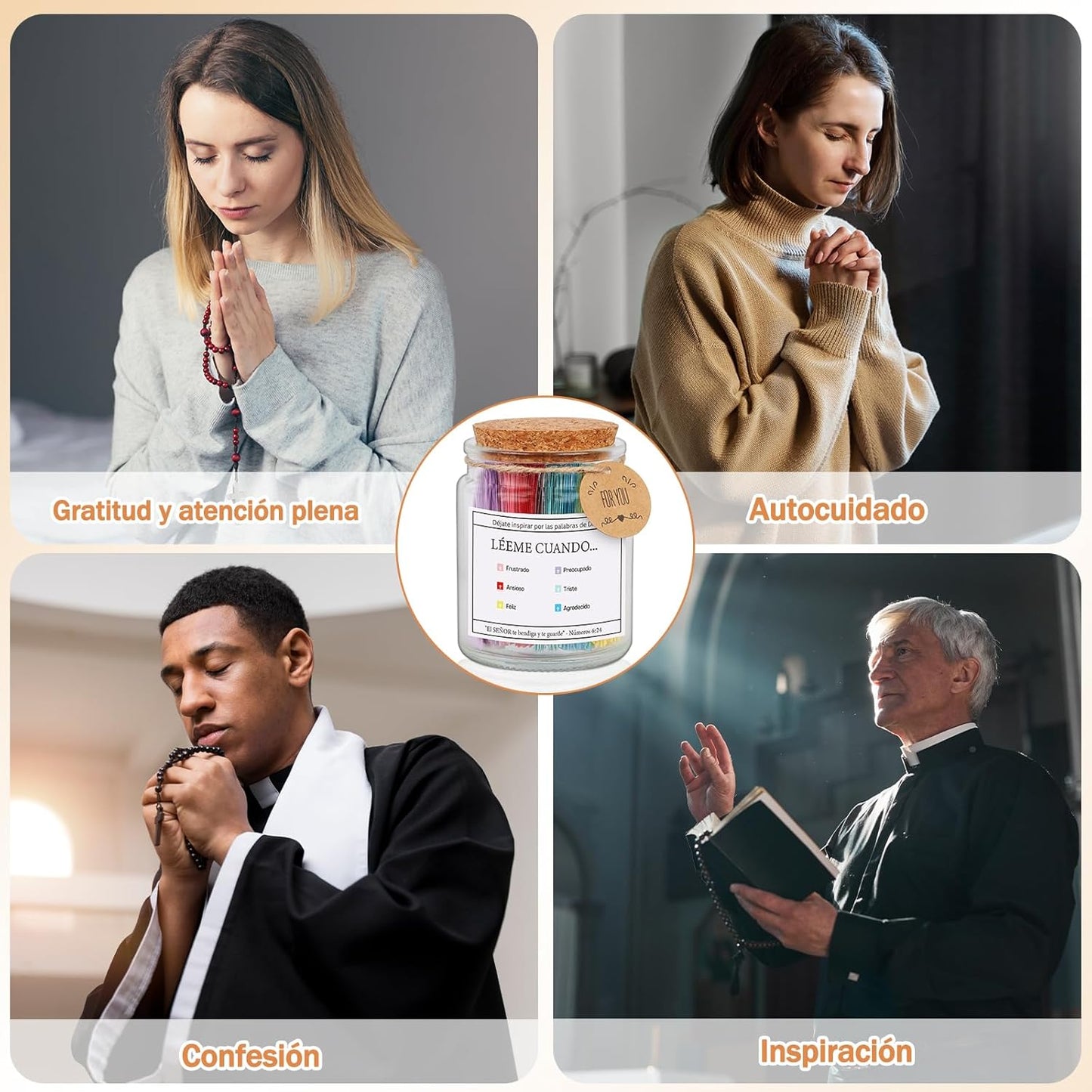 Frasco Con Versículos (Oferta por unidad)