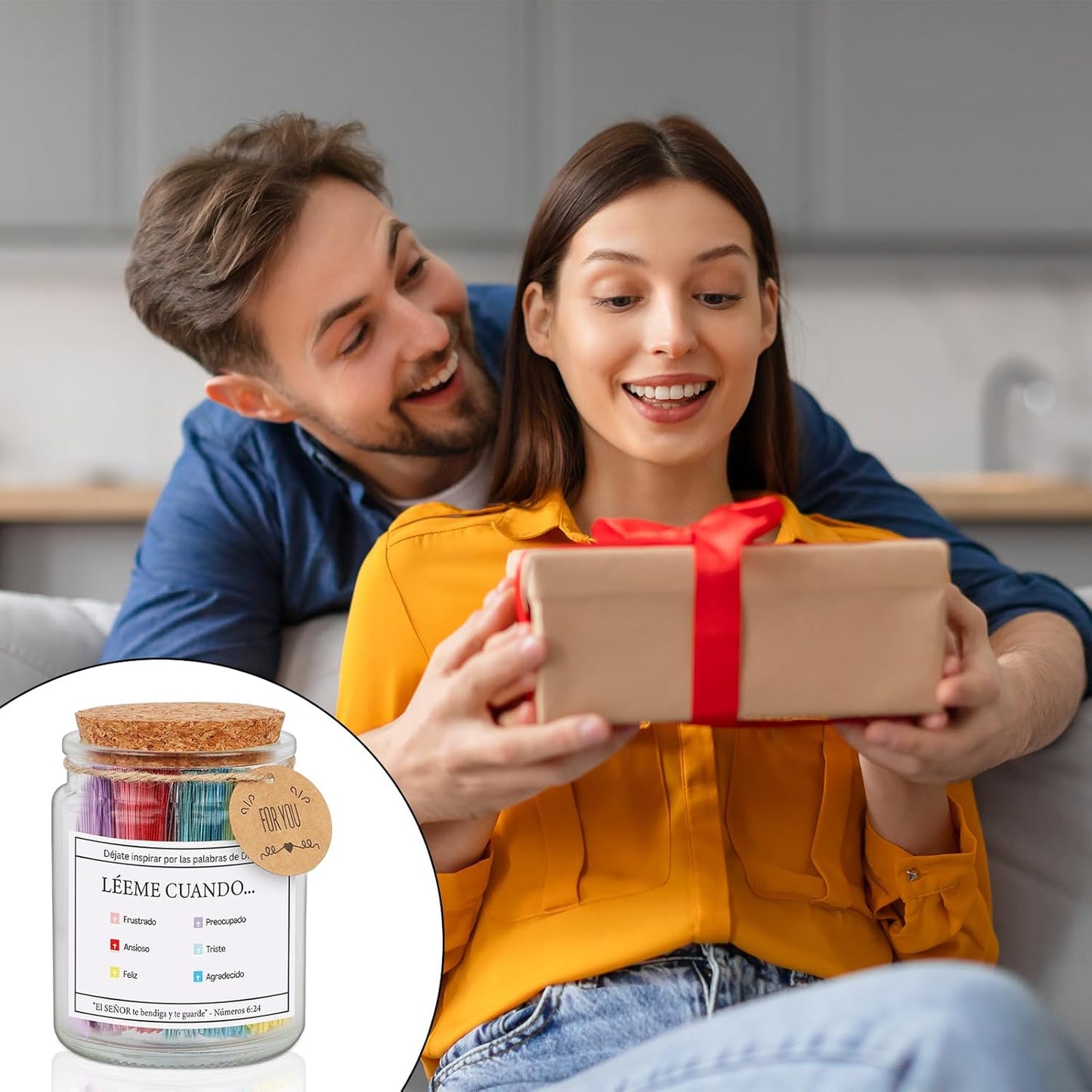 Frasco Con Versículos (Oferta por unidad)