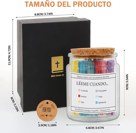 Frasco Con Versículos (Oferta por unidad)