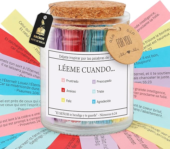 Frasco Con Versículos (Oferta por unidad)