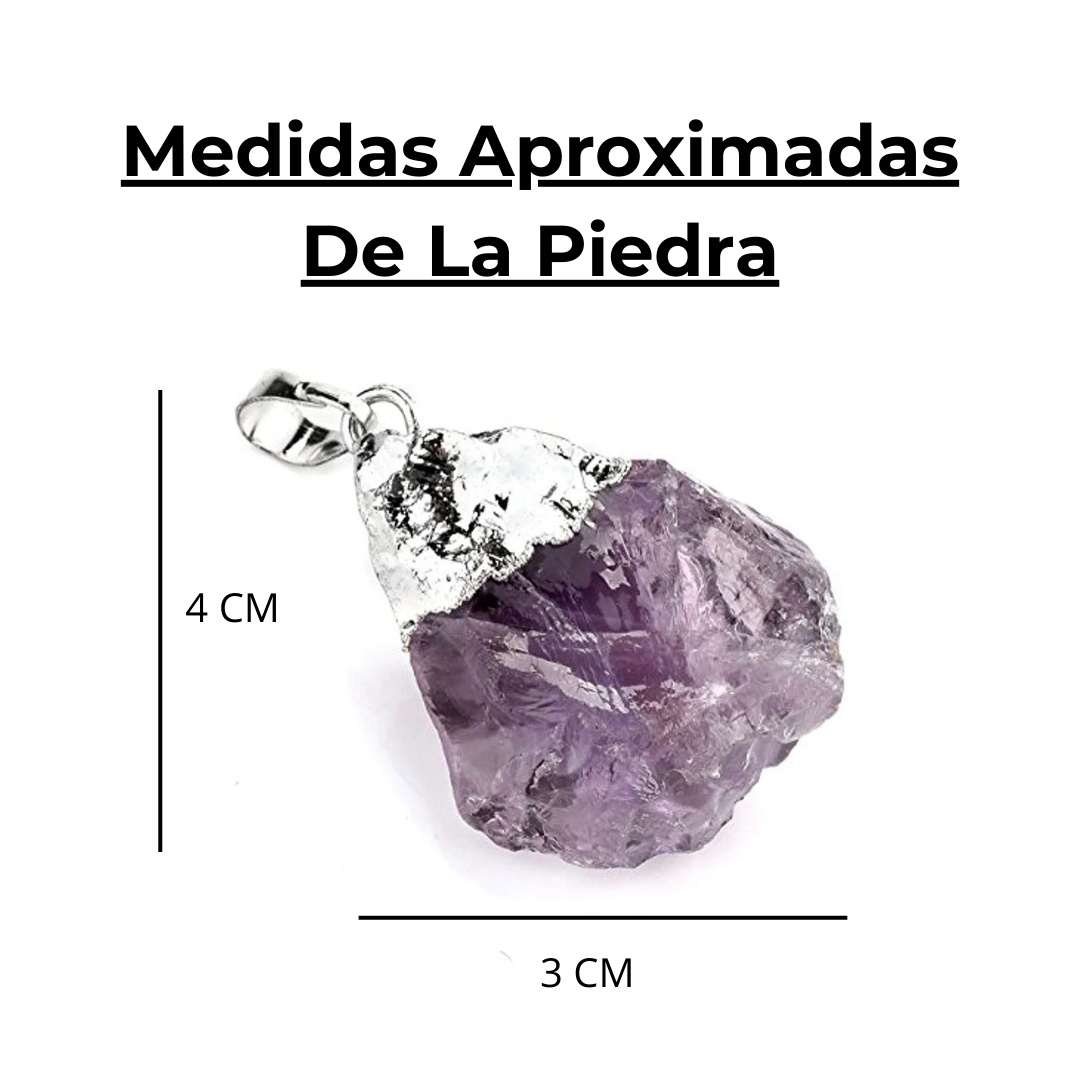 Colgante De Cuarzo Morado - OFERTA EN 2º Unidad