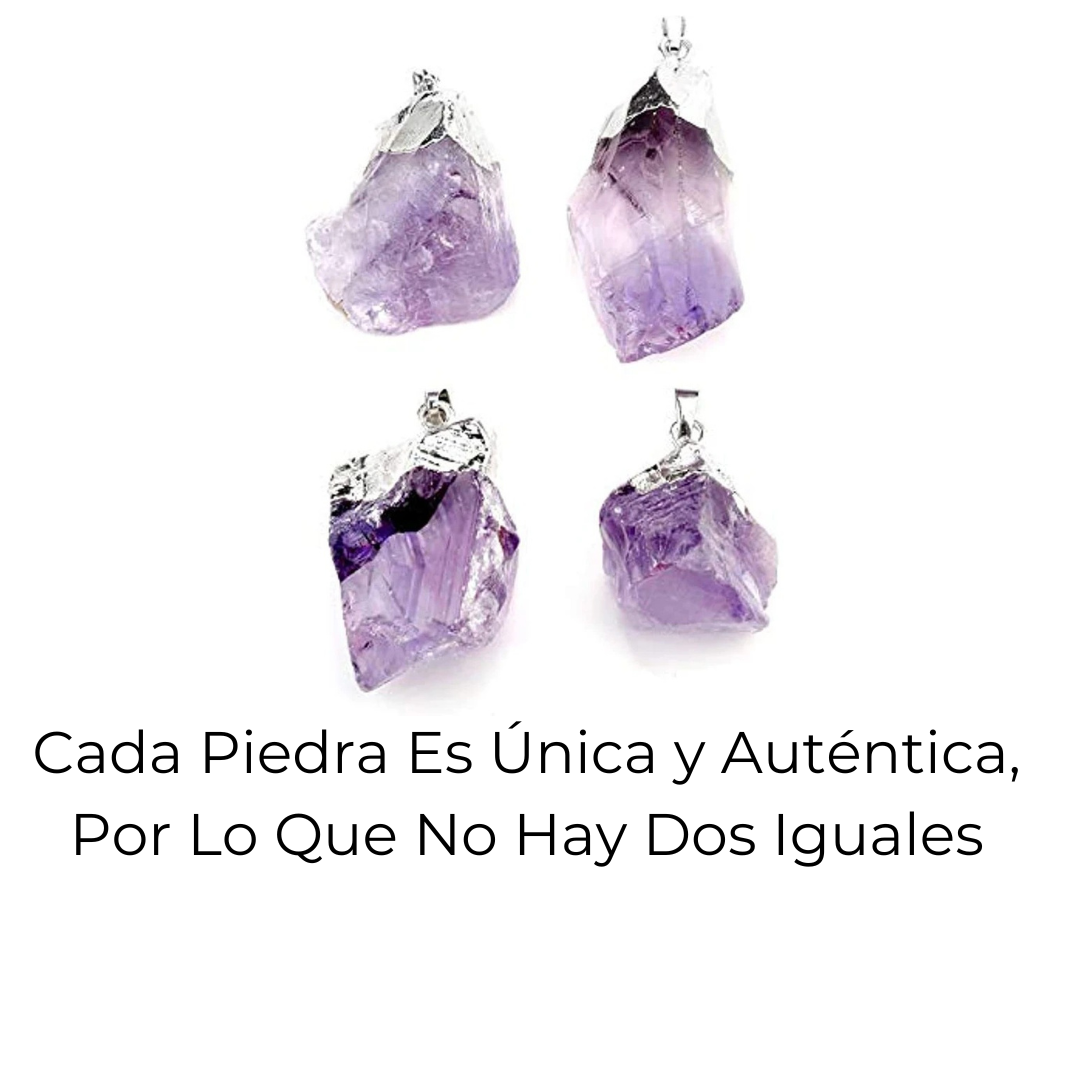 Colgante De Cuarzo Morado - OFERTA EN 2º Unidad