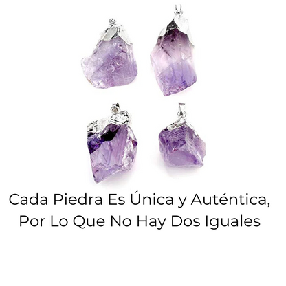 Colgante De Cuarzo Morado - OFERTA EN 2º Unidad