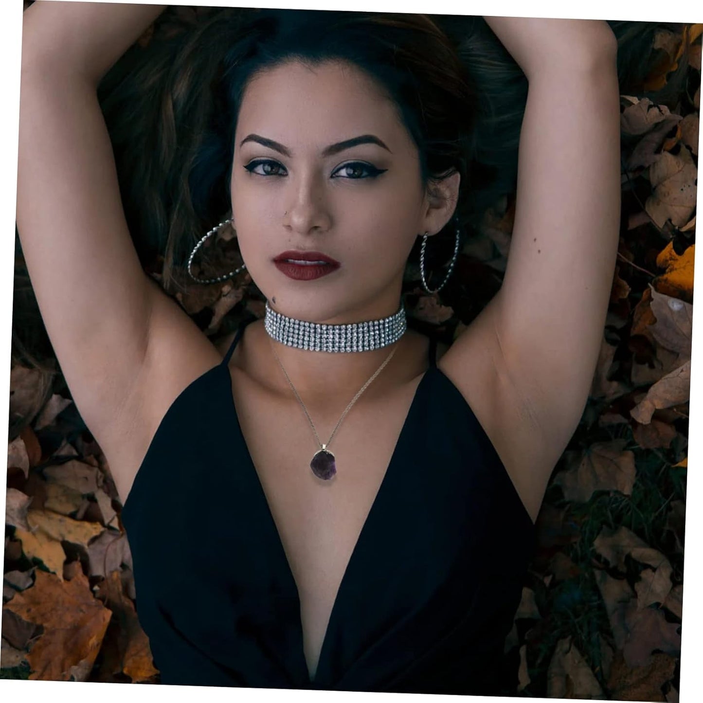 Colgante De Cuarzo Morado - OFERTA EN 2º Unidad